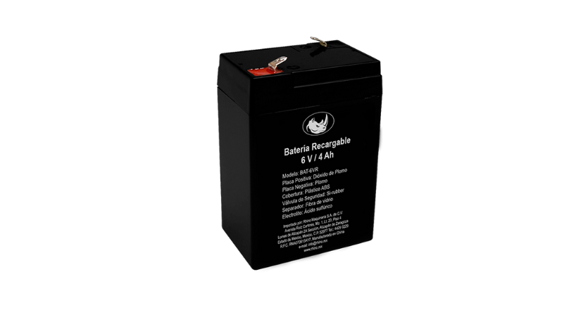 Bateria Recargable Marca Rhino de 6V